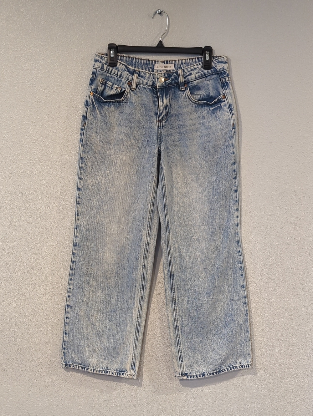 Love Soho Light Wash Straight Leg Jeans Size 5